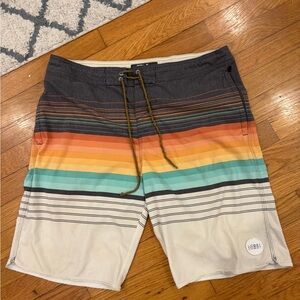 O'Neill Multicolor Striped Board Shorts